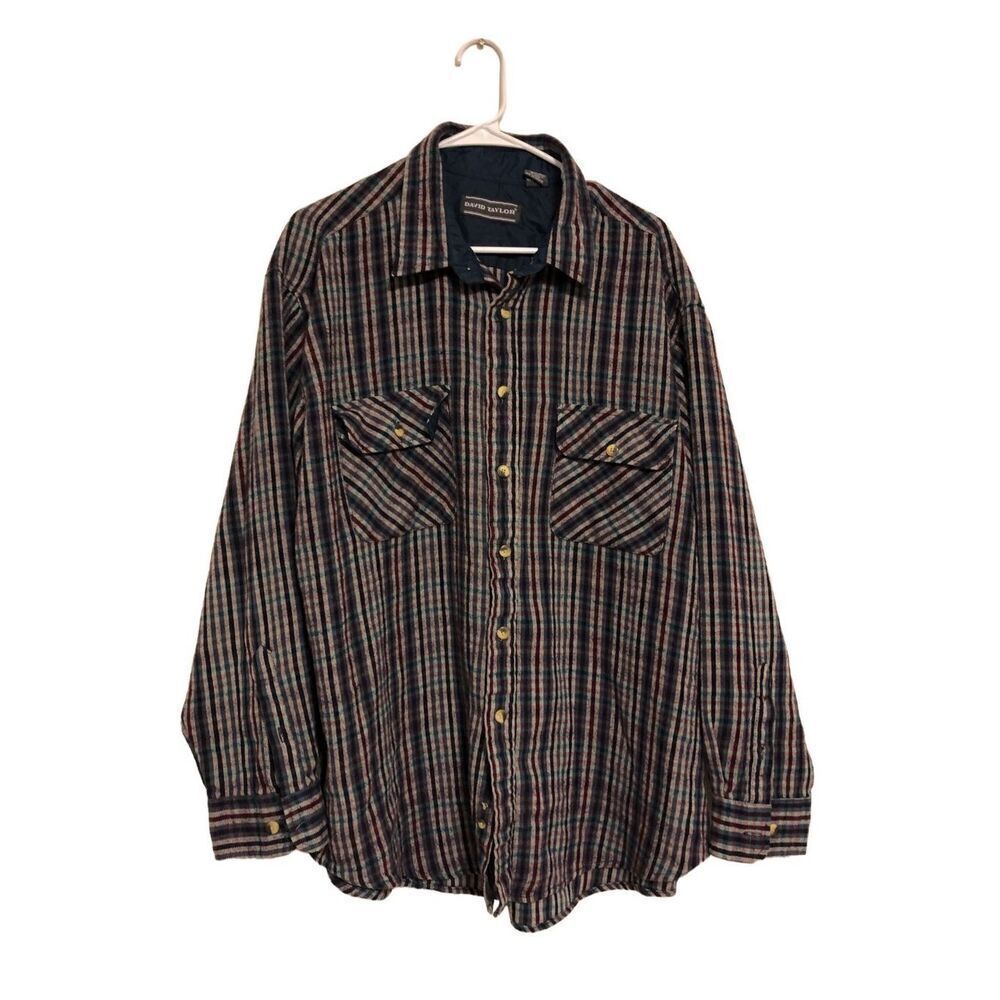 Men’s Plaid David Taylor Jacket Size 2XL